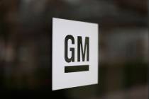 This May 16, 2014, file photo shows the General Motors logo at the company's world headquarters ...