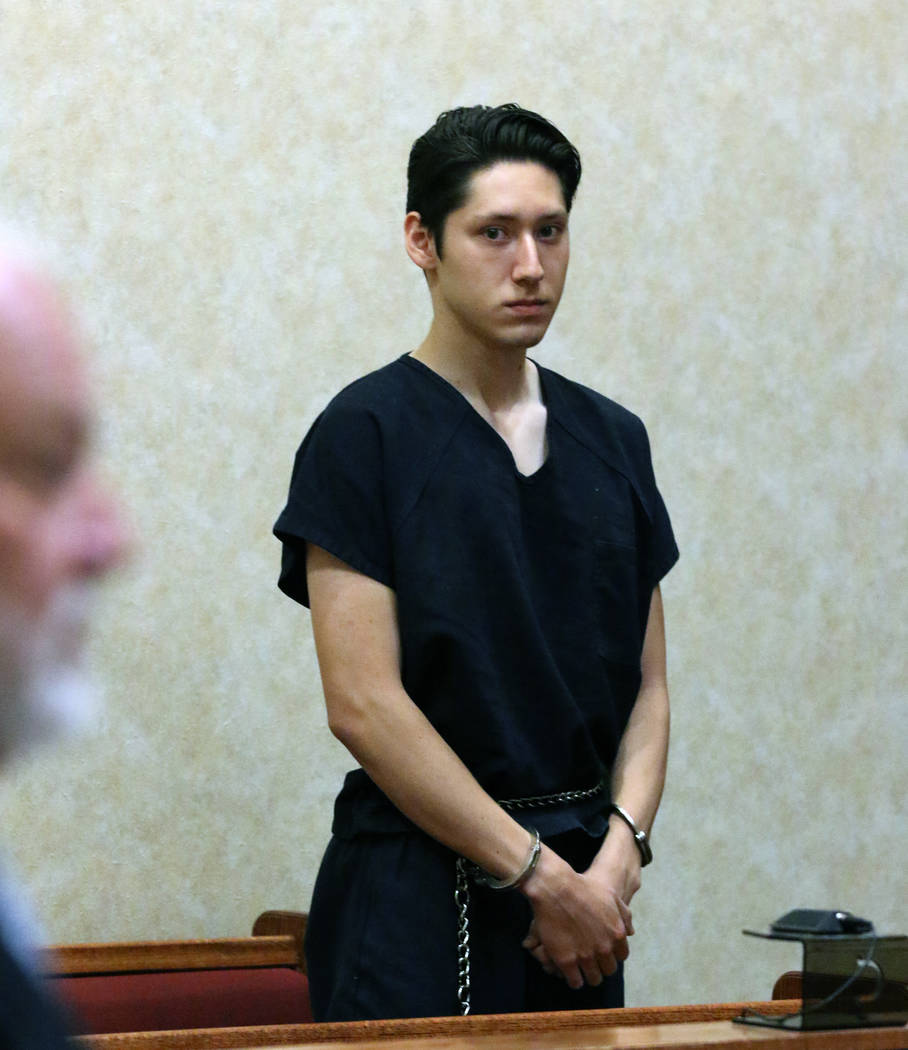 Giovanni Ruiz, a UNLV grad student accused of shooting and killing his girlfriend, Paula Davis, ...