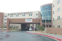 Spring Valley Hospital at 5400 S. Rainbow Blvd. in Las Vegas. (Review-Journal File Photo))