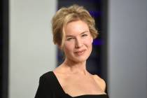 Renee Zellweger arrives at the Vanity Fair Oscar Party on Sunday, Feb. 24, 2019, in Beverly Hil ...