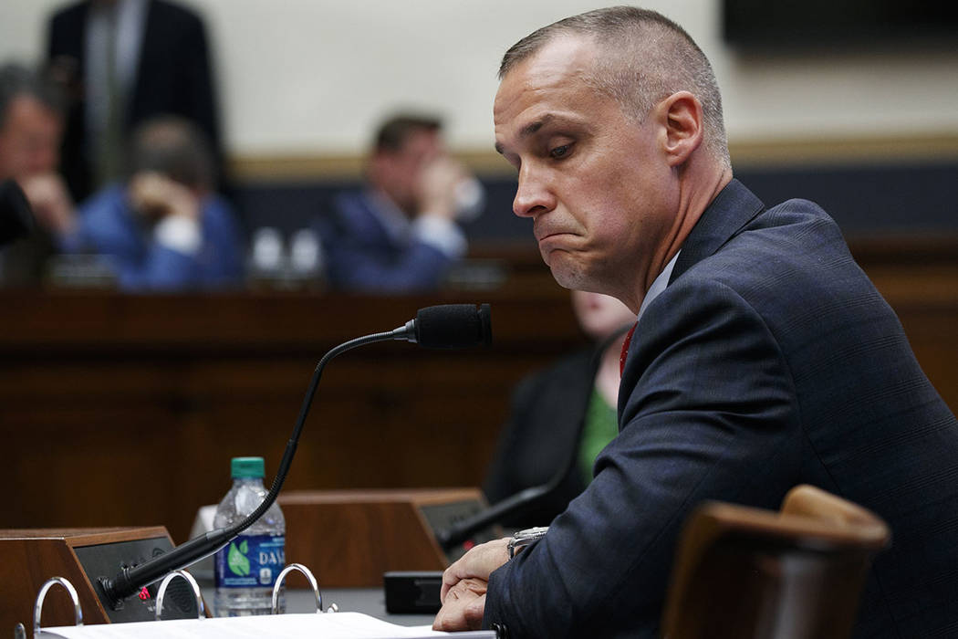 Corey Lewandowski, former campaign manager for President Donald Trump, testifies to the House J ...