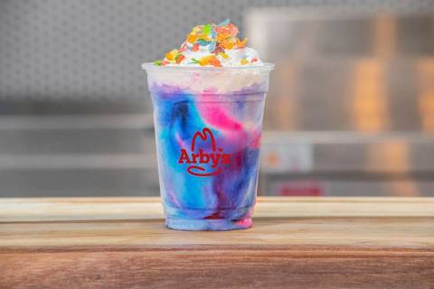 Arby's Galaxy Shake will be part of their special menu in their food truck at the Area 51 Basec ...