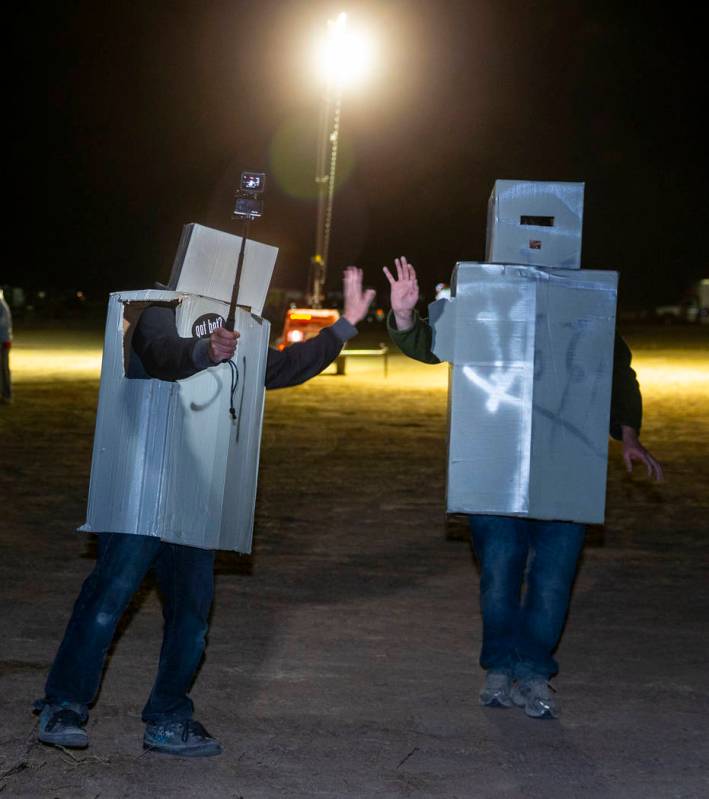 Several robots are on hand as Will Shamberger and Wily Savage open the Alienstock festival on T ...