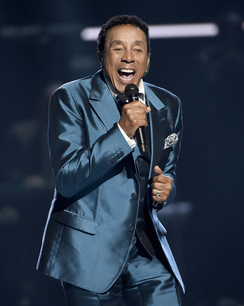 In this June 28, 2015, file photo, Smokey Robinson performs at the BET Awards in Los Angeles. R ...