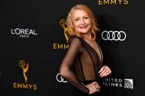 Actress Patricia Clarkson poses at the Performers Nominee Reception for Sunday's 71st Primetime ...