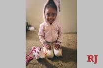 An undated photo of Janiyah Russell, 5, who died on Sept. 12, 2019, in Las Vegas. Her father's ...