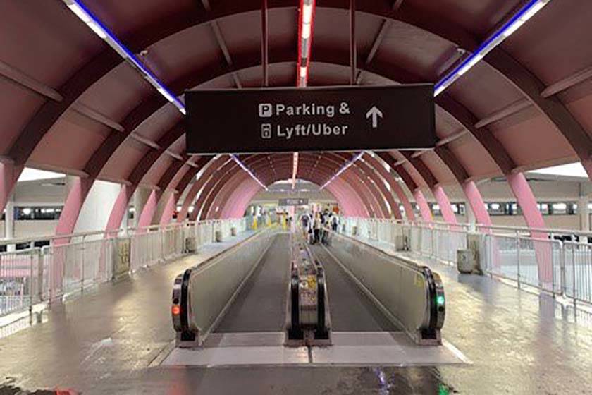 Beginning Wednesday, Uber and Lyft users will catch their ride out of McCarran from the Level 2 ...