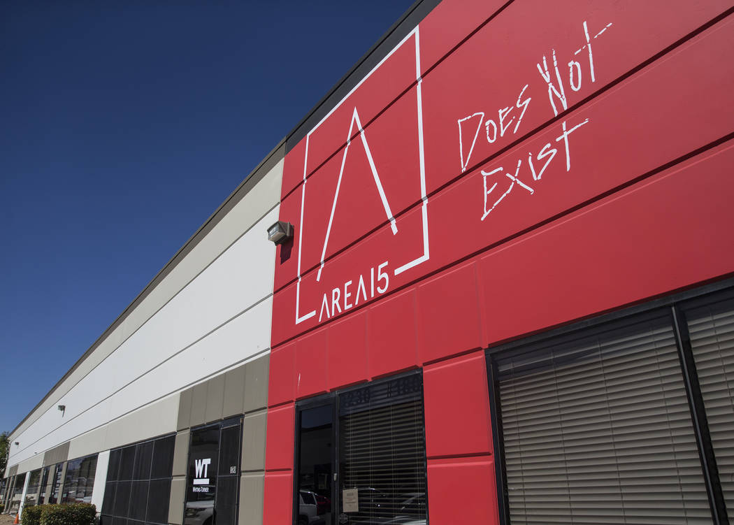 Area15 retail and entertainment complex on Tuesday, Sept. 24, 2019, in Las Vegas. (Benjamin Hag ...