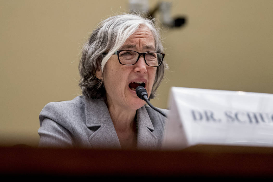 CDC Principal Deputy Secretary Dr Anne Schuchat speaks before a House Oversight subcommittee he ...