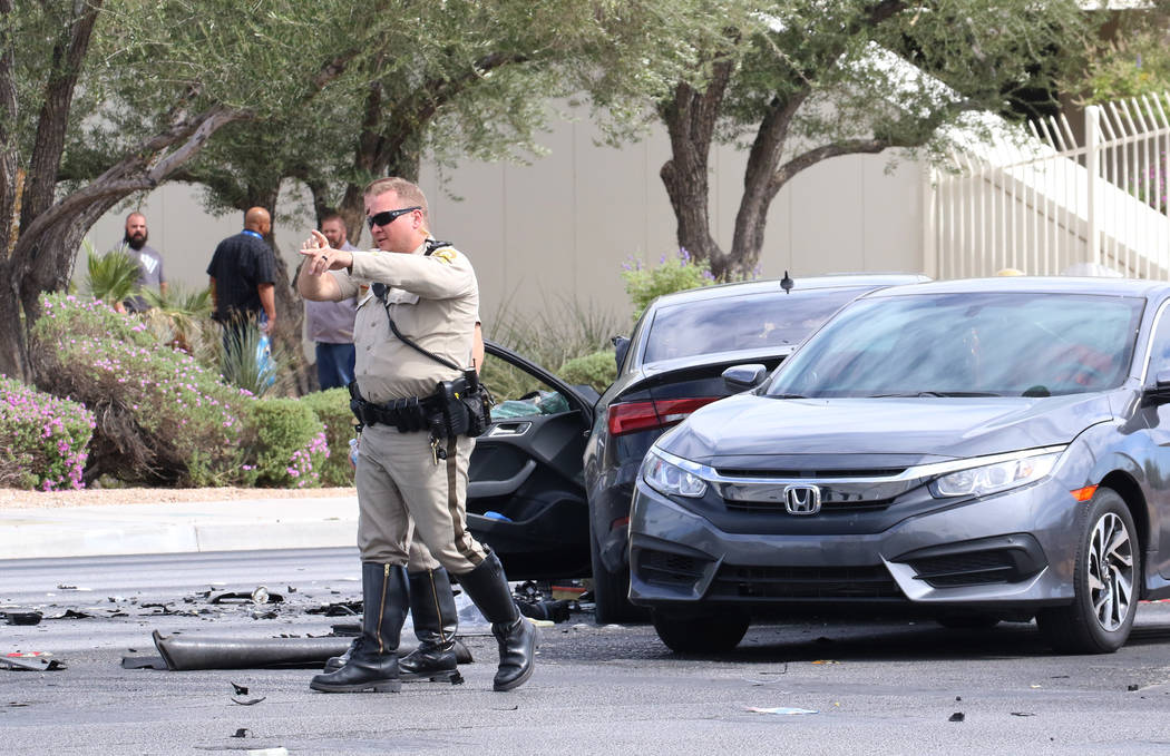 Fatal Crash Shuts Down Sahara Near Jones In Las Vegas Video
