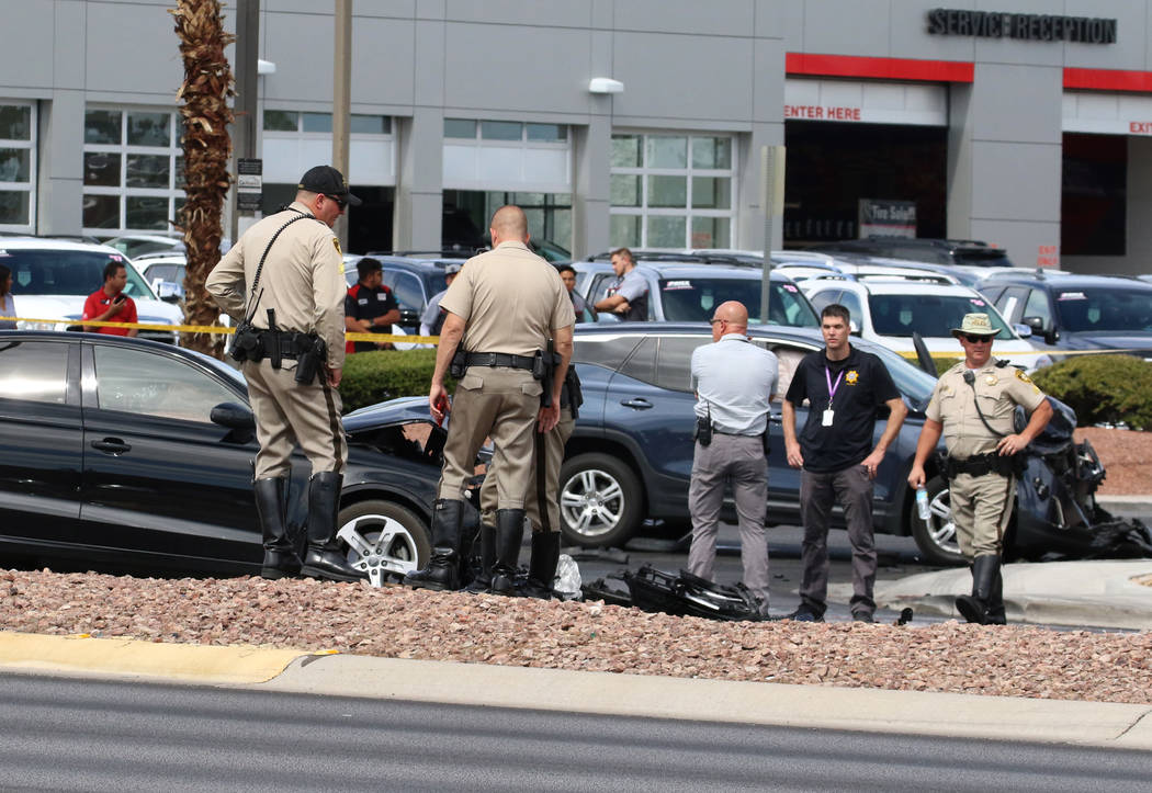 Fatal crash shuts down Sahara near Jones in Las Vegas VIDEO Las