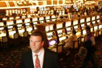 Tilman Fertitta, shown inside the Golden Nugget in Las Vegas, is expanding his business empire ...