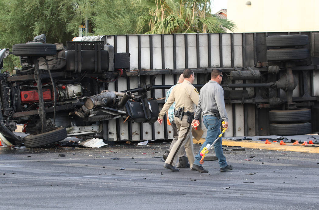 car accident las vegas tropicana