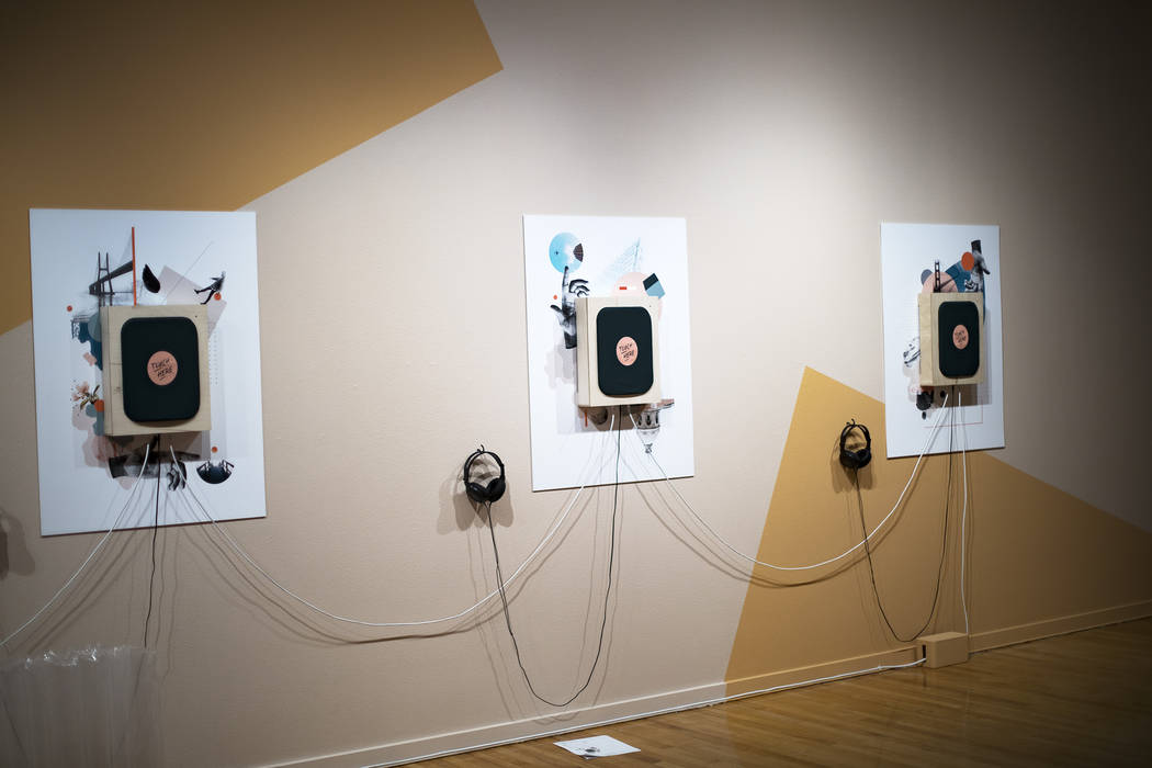 An interactive installation called "Binary Outcomes" at artist Amanda Phingbodhipakki ...