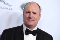 FILE - This Oct. 26, 2018 file photo shows Marvel Studios president Kevin Feige at the 2018 BAF ...