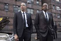 Malcolm X (Nigel Thatch) and Bumpy Johnson (Forest Whitaker) in a scene from "Godfather of ...