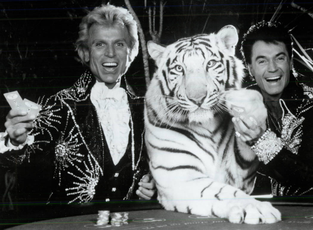 Siegfried and Roy at the Tropicana in May 1985. (Tropicana)