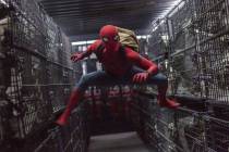 This image released by Columbia Pictures shows Tom Holland in a scene from "Spider-Man: Homecom ...
