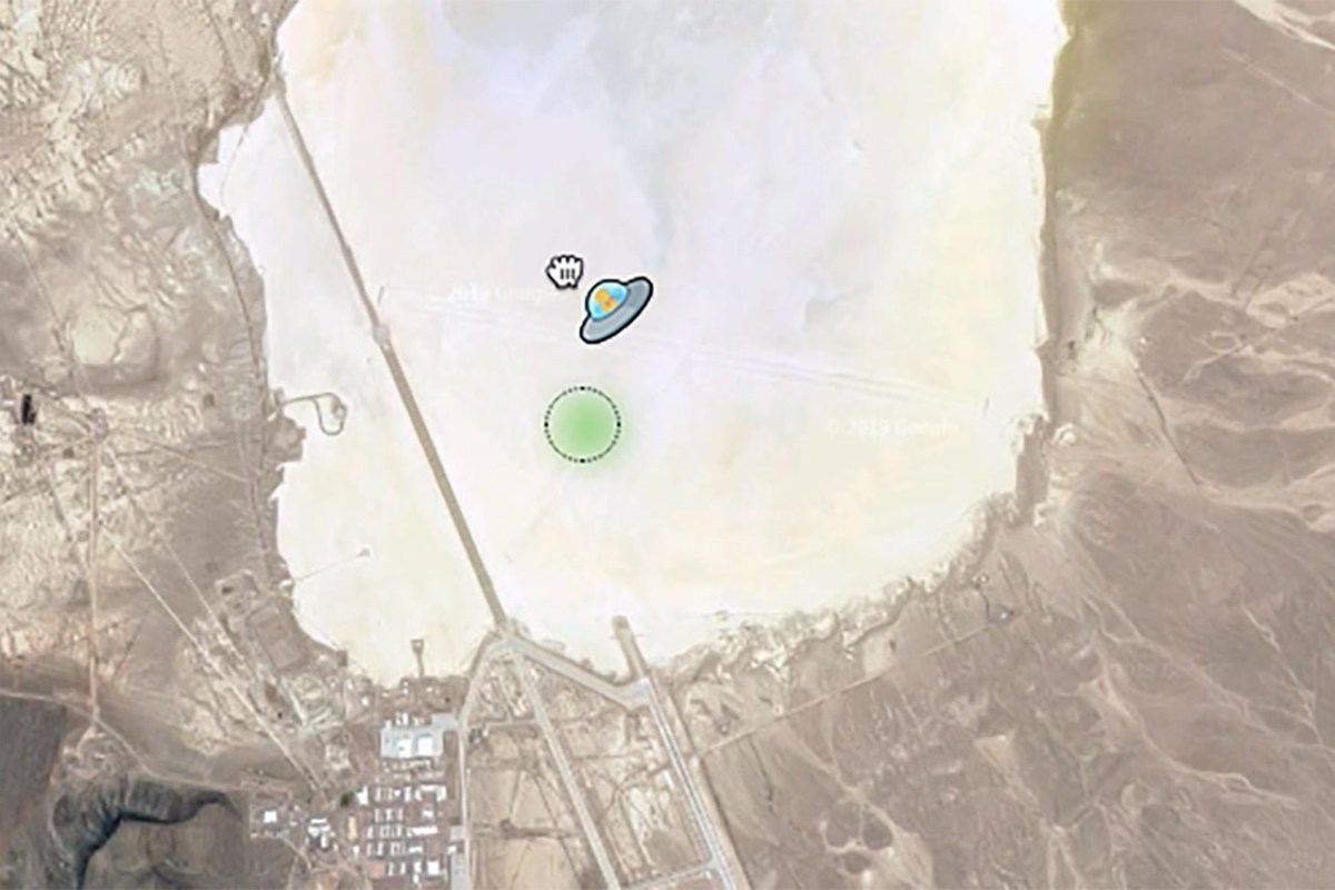 Area 51 Nevada Maps Ufo Spotted At Area 51 … On Google Maps — Video | Las Vegas Review-Journal
