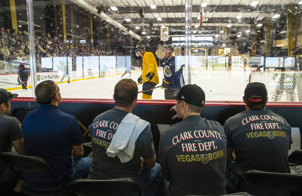 Clark County firefighters join other first responders, Mandalay Bay employees and others affect ...