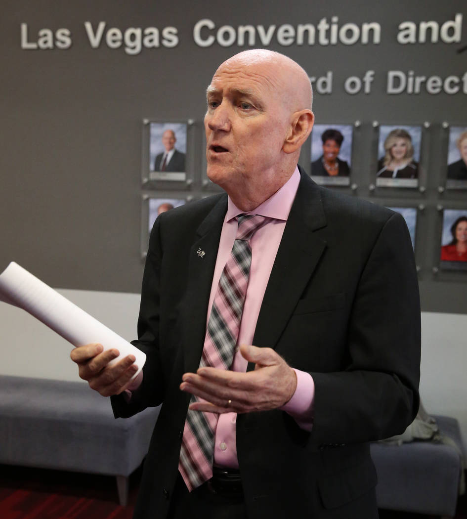 The Las Vegas Convention and Visitors Authority Board Chairman and Clark County Commissioner La ...