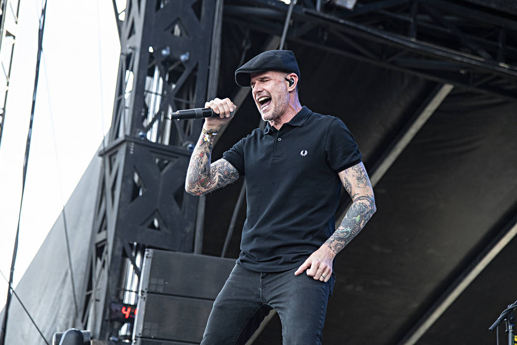 Al Barr of Dropkick Murphys performs during Louder Than Life at Highland Festival Grounds at KY ...