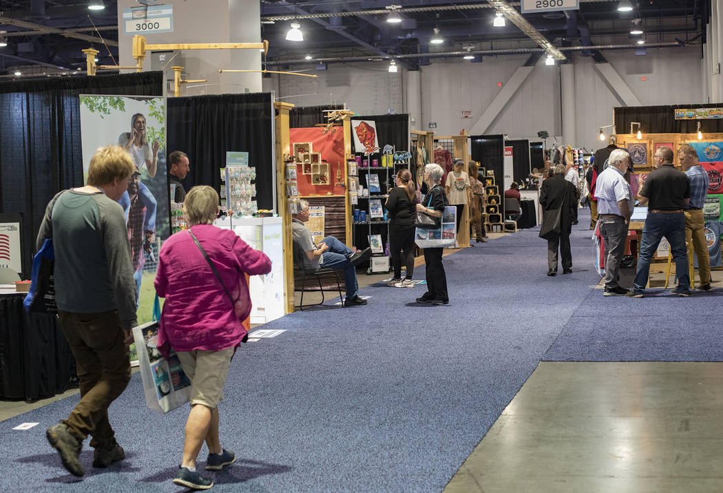 The Souvenir & Resort Gift Show at the Las Vegas Convention Center in Las Vegas, Wednesday, ...