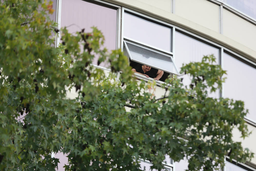 Police responded to a report of gunfire in the lobby at Smith Tower Apartments in downtown Vanc ...