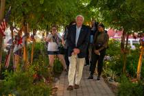 Democratic presidential candidate Sen. Bernie Sanders makes a visit the to the Las Vegas Healin ...