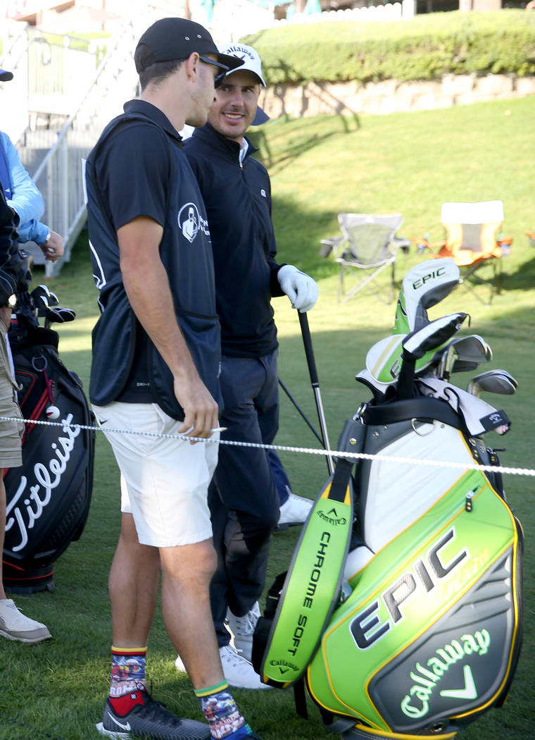 Chase Koepka waits to tee off at the 10th hole during second round of Shriners Hospitals for Ch ...