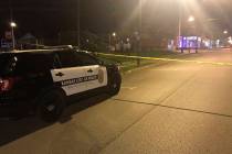 In this image from 41 KSHB Kansas City Action News police work the scene of a shooting outside ...