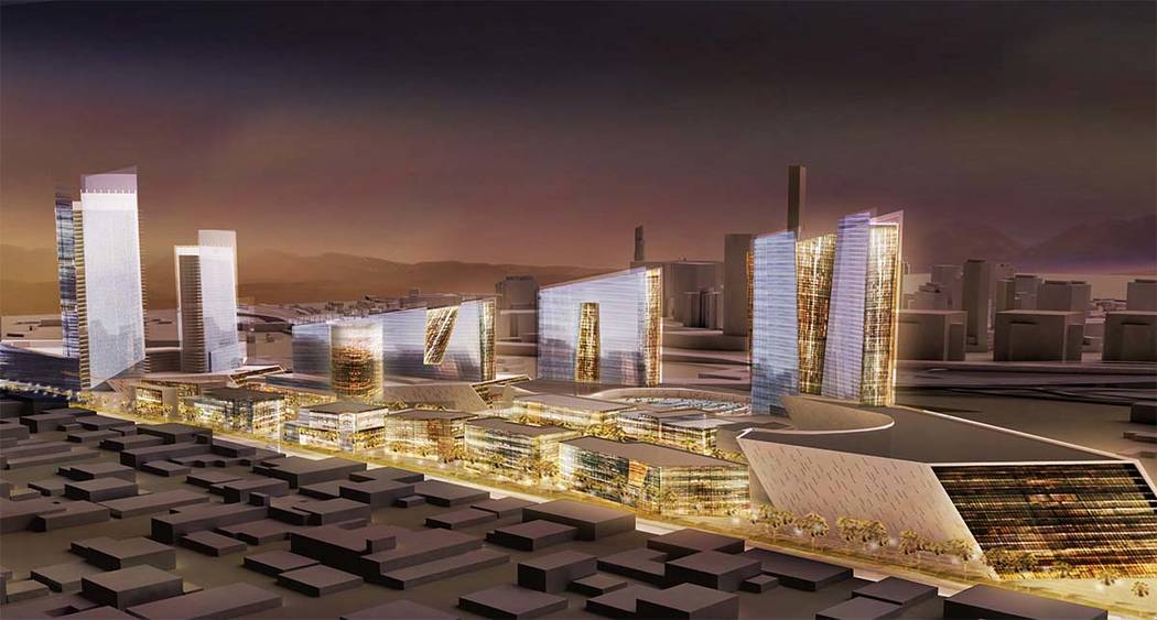 Rendering of Moulin Rouge that Las Vegas Moulin Rouge LLC plans to build on the site of the old ...