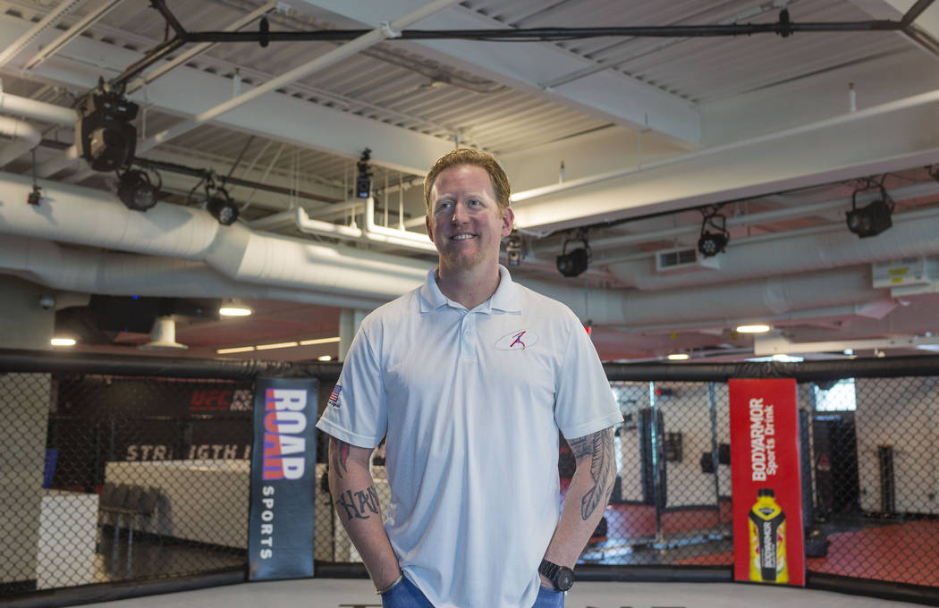 Former SEAL Team Six leader, Rob O'Neill at the UFC Performance Institute in Las Vegas on Monda ...