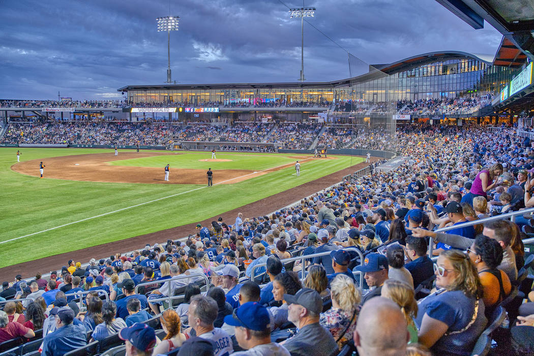 Las Vegas Ballpark in Downtown Summerlin just completed its inaugural season. (Summerlin)