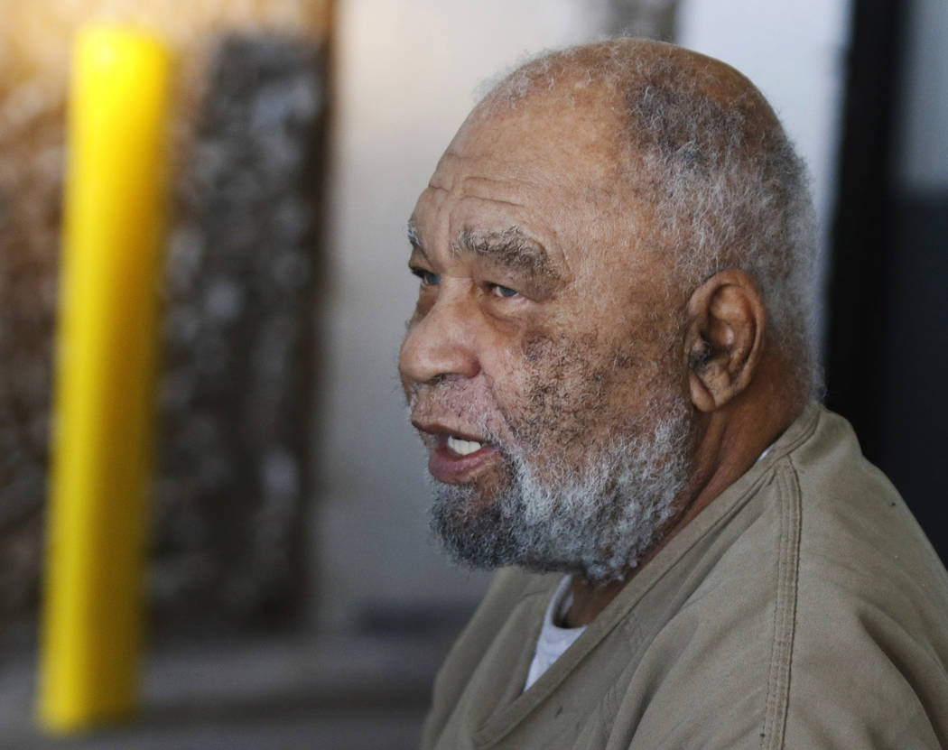 Samuel Little, who often went by the name Samuel McDowell, leaves the Ector County Courthouse a ...