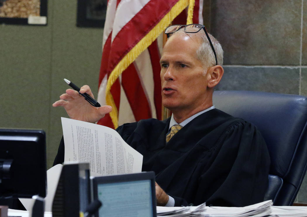 Judge Douglas Herndon presides over Kody Harlan and Jaiden Caruso's, convicted in the slaying o ...