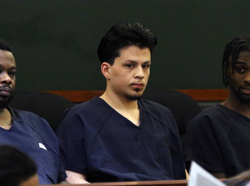 Jaiden Caruso, convicted in the slaying of Matthew Minkler, appears in court at the Regional Ju ...