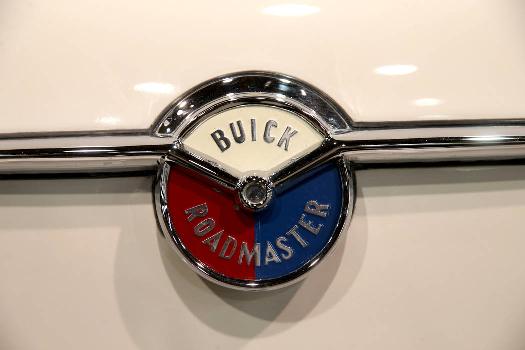 A 1954 Buick Roadmaster during Mecum Las Vegas auction at the Las Vegas Convention Center Thurs ...