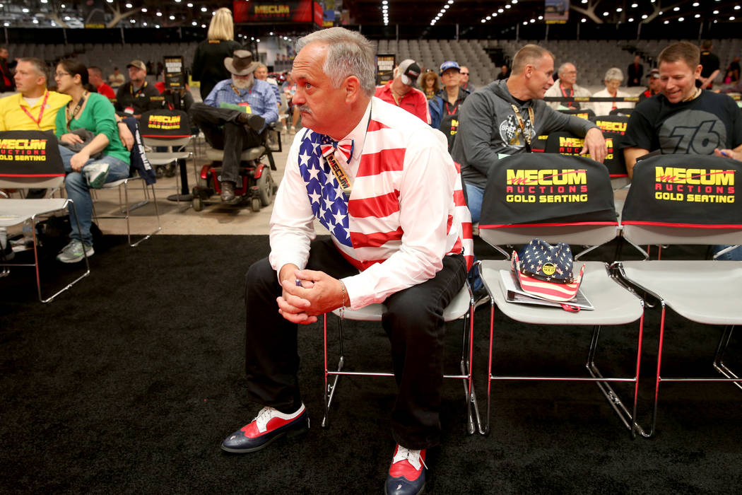 Greg Prante Sr. of St. Louis during Mecum Las Vegas auction at the Las Vegas Convention Center ...