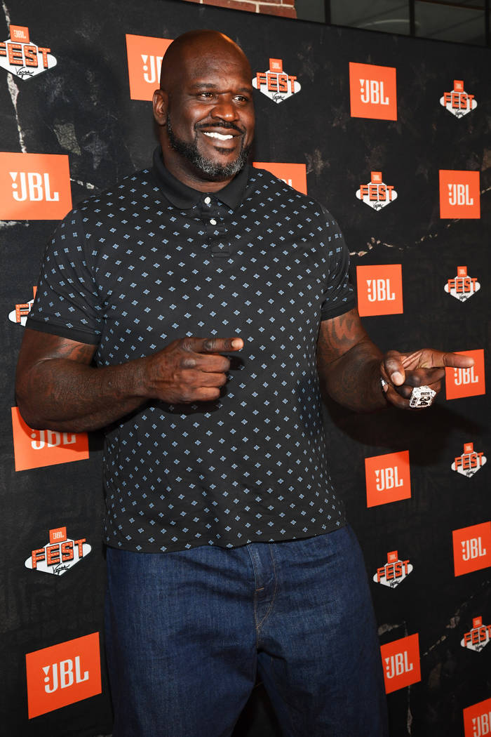 Shaquille O'Neal arrives at Omnia Nightclub for night one of JBL Fest 2019 at Caesars Palace on ...