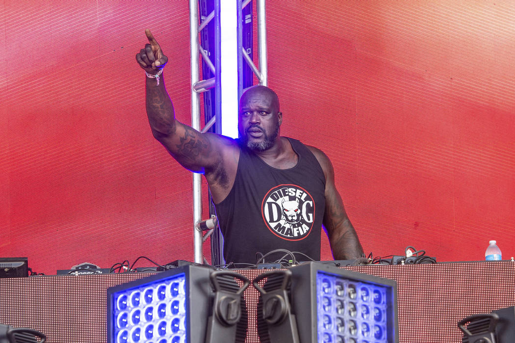 DJ Diesel performs on day four of Lollapalooza in Grant Park on Sunday, Aug. 4, 2019, in Chicag ...