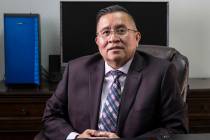 Rulon Pete, executive director of the Las Vegas Indian Center, Friday, Oct. 11, 2019, in Las Ve ...