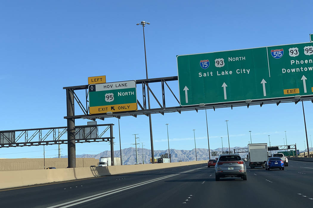 Las Vegas HOV lane enter/exit points won't change anytime soon, Road  Warrior, News