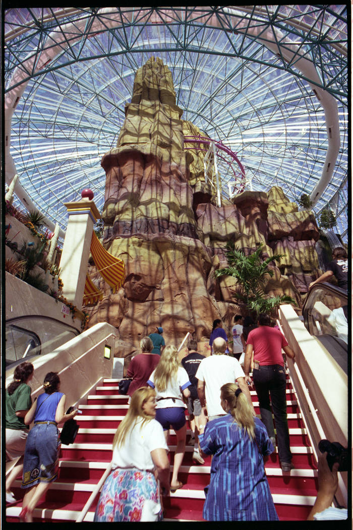 The Grand Slam Canyon inside the Adventure Dome at Circus Circus holds its grand opening in Aug ...