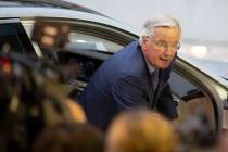 European Union chief Brexit negotiator Michel Barnier arrives for a meeting of EU General Affai ...