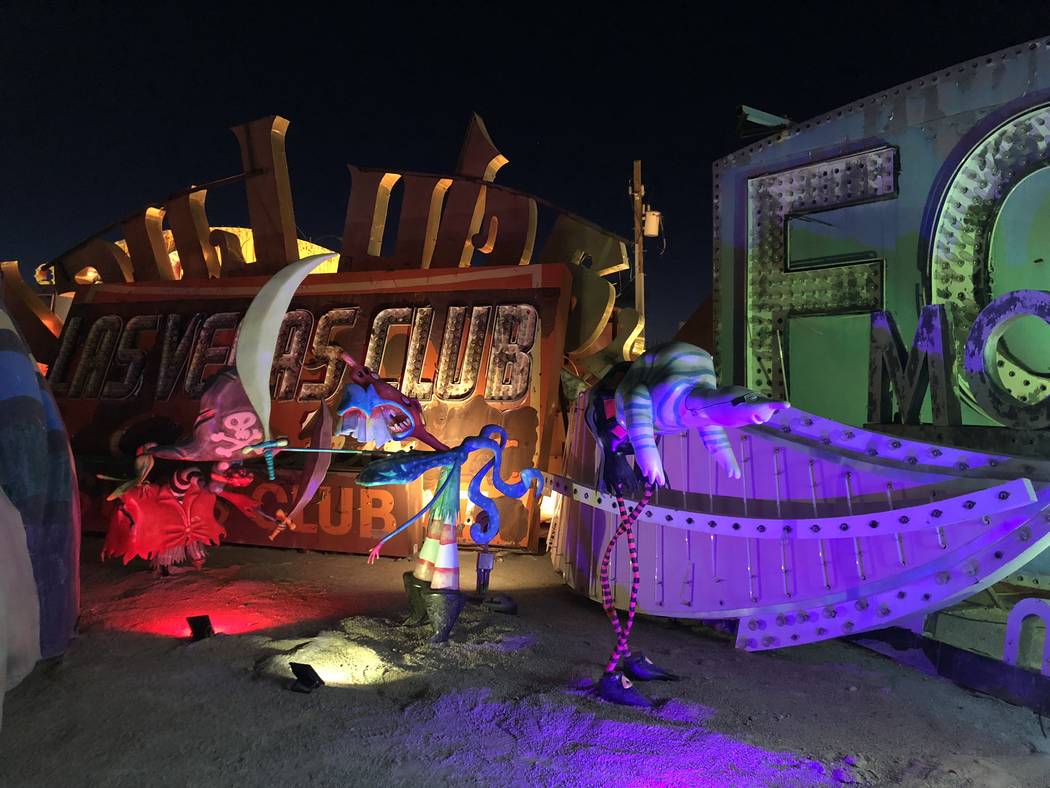 “Lost Vegas: Tim Burton @ The Neon Museum presented by the Engelstad Foundation.” (Janna Ka ...