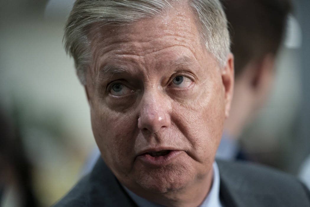 In this Sept. 25, 2019, file photo, Senate Judiciary Committee Chairman Lindsey Graham, R-S.C., ...