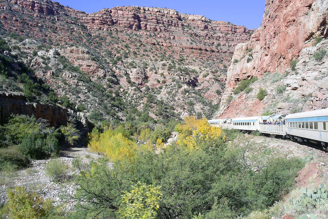 Take a scenic ride on Arizona’s Verde Canyon Railroad Las Vegas