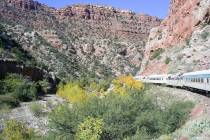 Arizona's Verde Canyon Railroad offers a spectacular train ride through an extraordinarily beau ...