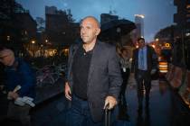 David Correia leaves Federal Court after his appearance on Wednesday, Oct. 16, 2019, in New Yor ...